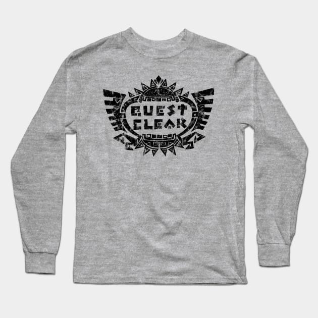 Monster Hunter Distressed Quest Clear Long Sleeve T-Shirt by StebopDesigns